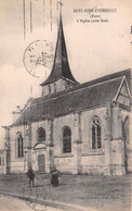 SAINT-AUBIN-d'ECROSVILLE (Eure) - L'Eglise (côté Sud) - Saint-Aubin-d'Ecrosville