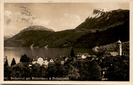 Beckenried Mit Niederbauen & Fronalpstock (580) * 12. 8. 1935 - Beckenried