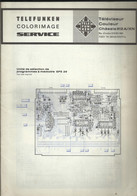 Telefunken Colorimage Service - Téléviseur Couleur Châssis 812 A/XN - Televisione