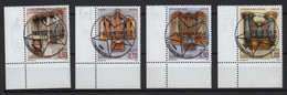 Luxemburg Mi 1724 - 1727 Orgeln / Wohlfahrt / Weihnachten 2006 - Eckrand Gestempelt FDC 5.12.2006 - Used Stamps