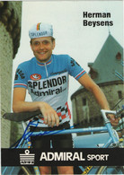 Herman BEYSENS Con Autografo (Splendor - Admiral 1980) Autographe - Ciclismo Cyclisme Cycling - Ciclismo