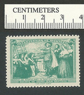 B68-23 CANADA Societe St-Jean-Baptiste SSJB 24f MNH Hospitalières Green - Vignettes Locales Et Privées