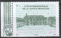 2022 - Y/T 5570 "Villers-Cotterêts Cité Internationale Langue Française" - TIMBRE ISSU FEUILLET - NEUF - Unused Stamps