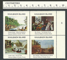 B69-02 CANADA Kaulbach Island 1973 Block Paintings MNH - Viñetas Locales Y Privadas