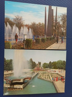 Russian Asia. Turkmenistan. Ashgabat / Ashkhabad. Soviet Architecture. 2 PCs Lot 1984 - Turkmenistán