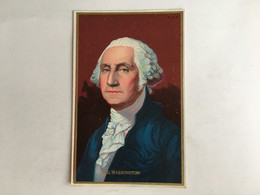USA Revolutionary War Of Independence President George Washington Portrait Litho - Présidents