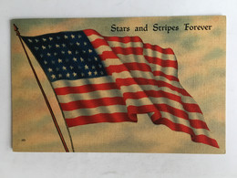 USA American Flag Drapeau Flagge United States Flag Association East Weymouth Mass. Stamp - Autres & Non Classés