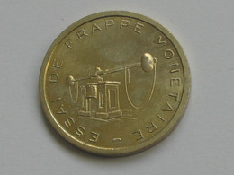 Rare Essai De Frappe Monétaire - Monnaie De Paris - Etablissement De Pessac -29 Mm - 10.55 G **** EN ACHAT IMMEDIAT **** - Essais, Piéforts, épreuves & Flans Brunis