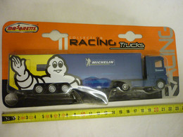 Camion Neuf Sous Blister Racing Trucks Renault Magnum Articulé Metal Michelin Transporteur Majorette F1 - Trucks