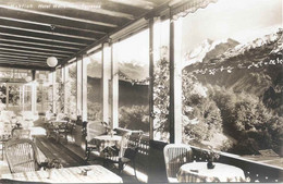 Hohfluh Hasliberg - Terrasse Hotel Wetterhorn      Ca. 1950 - Hasliberg