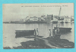 * Gulvinec (Dép 29 - Finistère - France) * (ND Phot, Nr 100) Le Port, Vue Prise De Léchiagot, Bateau, Animée, Quai - Guilvinec