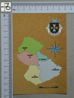 PORTUGAL - GAVIÃO -  MAPA E BRAZÃO DO MUNICÍPIO -   2 SCANS  - (Nº48443) - Portalegre