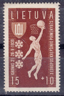 Lithuania Litauen 1939 Sport Mi#429 Mint Hinged - Lituania
