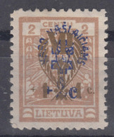 Lithuania Litauen 1926 Mi#257 Mint Hinged - Lituanie