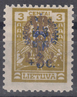 Lithuania Litauen 1926 Mi#258 Mint Hinged - Litauen