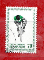 SAN MARINO ° 1980 -  22^ OLIMPIADE. Lire 70. Unif.1058.  Usati - Used Stamps