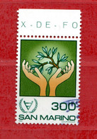 SAN MARINO ° 1981 - ANNO Degli HANDICAPPATI.  Unif.1071.  Usati - Used Stamps