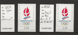 VARIETE FRANCAISE N° YVERT   2632 - Nuevos