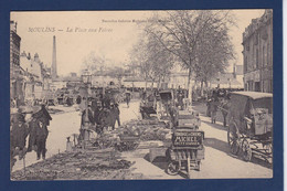 CPA [03] Allier > Moulins Voir Dos Métier Marché Aux Puces Brocante Tondeur De Chiens - Moulins