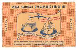 Buvard Caisse Nationale D'Assurances Sur La Vie Caisse Des Dépôts Paris - Format : 22x13.5 Cm - Bank En Verzekering