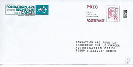 PAP Réponse 16 P 365 -Fondation ARC Pour La Recherche Sur Le Cancer /repiquage Ciappa & Kawena-neuf ** (LOT A) - PAP : Antwoord /Ciappa-Kavena