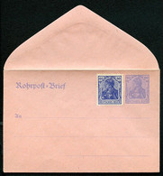 DR RU9 Rohrpost-Umschlag 1920  Kat. 10,00 € - Omslagen