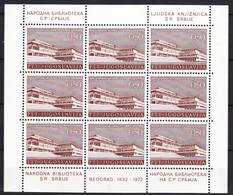 Yugoslavia 1972 Mi#1486 Mint Never Hinged Kleinbogen - Unused Stamps