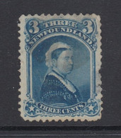 Newfoundland, Scott 34 (SG 37), Used (thin) - 1857-1861