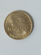 Turkey - 100.000 Lira, 2000, KM# 1078 - Turkey