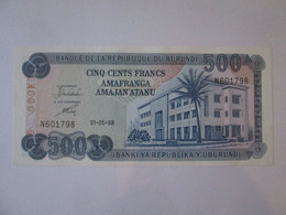 Burundi 500 Francs 1988 UNC,see Pictures - Burundi