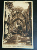 PONT L'ABBE                   RUINES DE L'EGLISE DE LAMBOURG - Pont L'Abbe