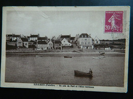 ILE DE BATZ                  UN COIN DU PORT ET L'HOTEL ROBINSON - Ile-de-Batz