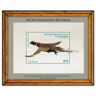 New Zealand 2022 New *** Game Bird Habitat , Fauna, Cock Pheasant MS MNH (**) - Nuevos