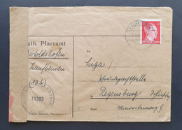 Deutsches Reich, Zensur Brief Kaufbeuren 7.4.45 - MILITARY CENSORSHIP CIVIL MAILS - Brieven En Documenten
