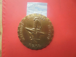 LIEGE "Métallos" Médaille (Lire Description Sur Papier Attenant) (PL) - Professionnels / De Société