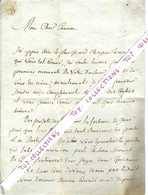 1789 De Paris  Artaud Ch. De La Guerche Pour Son Cousin Artaud De Latereau Avocat Au Parlement Lille Flandre B.E.V.SCAN - Andere & Zonder Classificatie