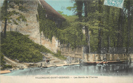 VILLENEUVE SAINT GEORGES - Les Bords De L'Yerres, Lavandière. - Villeneuve Saint Georges
