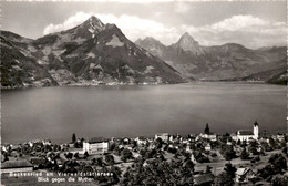 Beckenried Am Vierwaldstättersee - Blick Gegen Die Mythen (4530) - Beckenried