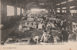 Carte Postale Ancienne De La Loire - Acieries Et Forges De Firminy - Atelier Des Pièces En Acier Moulé - Firminy