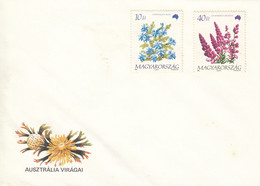 HUNGARY Cover 35,flowers - Covers & Documents