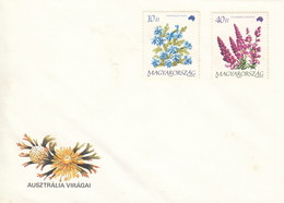 HUNGARY Cover 35,flowers - Cartas & Documentos