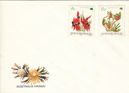 HUNGARY Cover 36,flowers - Covers & Documents