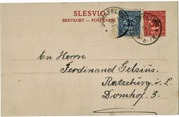 1920, Selt. Stp. " Schafflund " (2 X 100 Punkte) ,Bedarf  ! A6743 - Schleswig