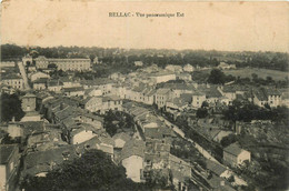 Bellac * Vue Panoramique Est De La Commune * Cachet Au Verso : 12ème Corps D'armée , Hôpital Complémentaire N°7 - Bellac