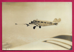 Photographie En Noir Et Blanc - Aviation - Junkers G 31 En Vol - Luftfahrt