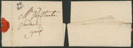Précurseur - LAC Daté De Hal (1801) + Obl Linéaire 94 / HAL > Gand / Taxe 2 Décimes. - 1794-1814 (Periodo Francese)