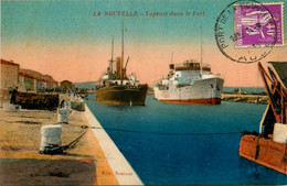 La Nouvelle * Bateaux Vapeurs Dans Le Port * Navire LE JARLOT , Marseille - Port La Nouvelle
