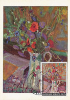 Maximum Card Same Stamp As The View Meme Timbre Que La Vue Haute Volta Tableau Pierre Bonnard Né Fontenay Aux Roses 1974 - Burkina Faso