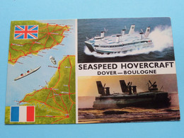 Seaspeed - Hovercraft DOVER - BOULOGNE " Princess Margaret ( Washurst ) Anno 19?? ( Zie / Voir Scan ) ! - Aéroglisseurs