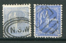 NOUVELLE GALLES DU SUD- Y&T N°73- Oblitérés (deux Timbres Avec Teintes Différentes) - Mint Stamps